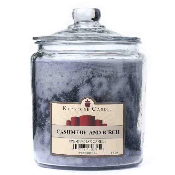 Large jar candle with mottled look