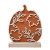 Laser Cut Tabletop Pumpkin-Orange 