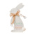 Easter Wishes White Bunny