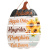 Wood Slatted Pumpkin Sign Autumn