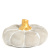 Cement Pumpkin Accent Small Gray