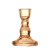 Amber Glass 3 Inch Taper Holder Smooth