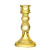 Yellow Glass 6 Inch Taper Holder