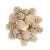 Glittering Ivory Cone 1 Inch Candle Ring