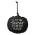 Black Metal Pumpkin Hanging Sign
