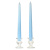 6 Inch Light Blue Taper Candles Dozen