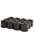 Unscented Black Votive Candles 10 Hour