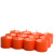 Unscented Orange Votive Candles 15 Hour