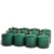 Unscented Hunter green Votive Candles 10 Hour