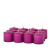 Unscented Dark Purple Votive Candles 15 Hour
