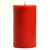 2 x 3 Red Unscented Pillar Candles