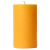2 x 3 Yellow Unscented Pillar Candles