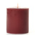 4 x 4 Burgundy Unscented Pillar Candles