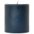 4 x 4 Navy Unscented Pillar Candles