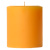3 x 3 Yellow Unscented Pillar Candles