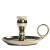 Mini Nickel Chamberstick 2 Inch