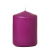 Dark Purple 3 x 4 Unscented Pillar Candles
