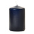 Navy 3 x 4 Unscented Pillar Candles