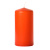 Orange 3 x 6 Unscented Pillar Candles