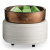 Candle Warmer & Dish White Washed Bronze