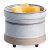 Candle Warmer and Dish Rustic White