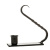 Iron Flat Taper Holder with Curved Handle