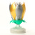 Gold Silver Musical Flower Birthday Candles