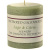 Textured Sage and Citrus 3 x 3 Pillar Candles