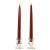10 Inch Burgundy Taper Candles Dozen
