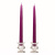 8 Inch Dark Purple Taper Candles Dozen