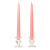 15 Inch Pink Taper Candles Pair