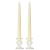 10 Inch Ivory Taper Candles Dozen
