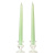 10 Inch Mint Green Taper Candles Dozen