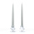 8 Inch Sage Taper Candles Dozen