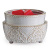 Candle Warmer and Dish Vintage White