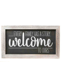 Family Story Welcome Sign