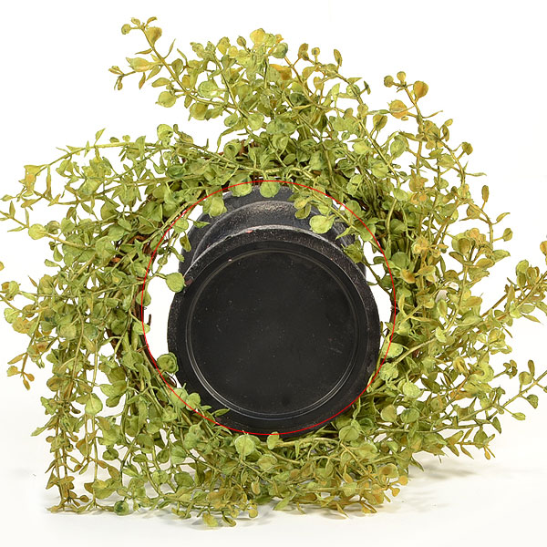 candle ring larger than top of candle holder