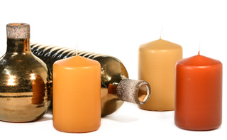 3x4 Unscented Pillar Candles