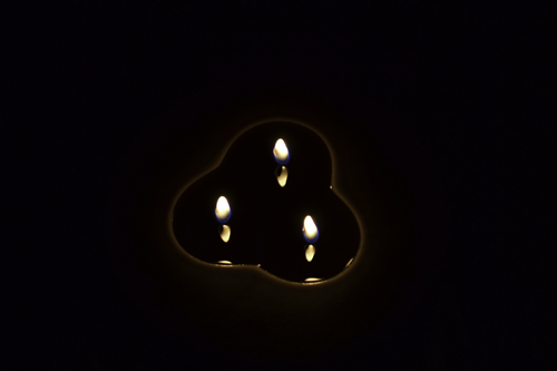Step 3 of 3 wick pillar