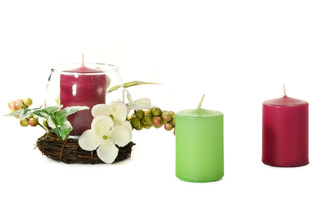 15 Hour Unscented Votive Candles